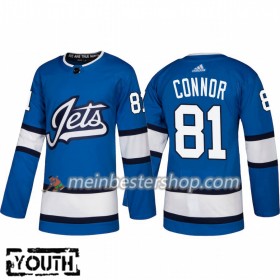 Winnipeg Jets Kyle Connor 81 Adidas 2018-2019 Alternate Trikot Authentic - Kinder